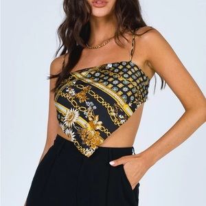 Princess Polly Nova Top Black Size 2